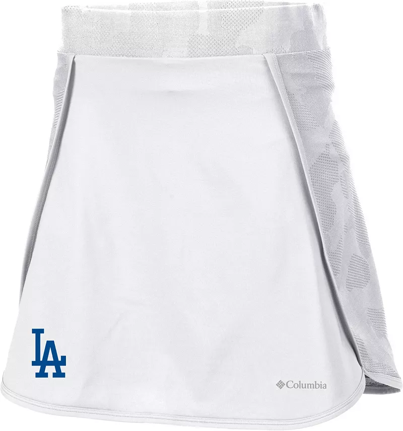 

Женская юбка Columbia Los Angeles Dodgers Omni-Wick Up Next, белый