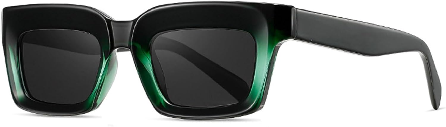 

Солнцезащитные очки с толстой поляризованной оправой для женщин, массивные солнцезащитные очки из ацетата с защитой от УФ-излучения UV400, солнцезащитные очки квадратной формы для мужчин mincl, C3