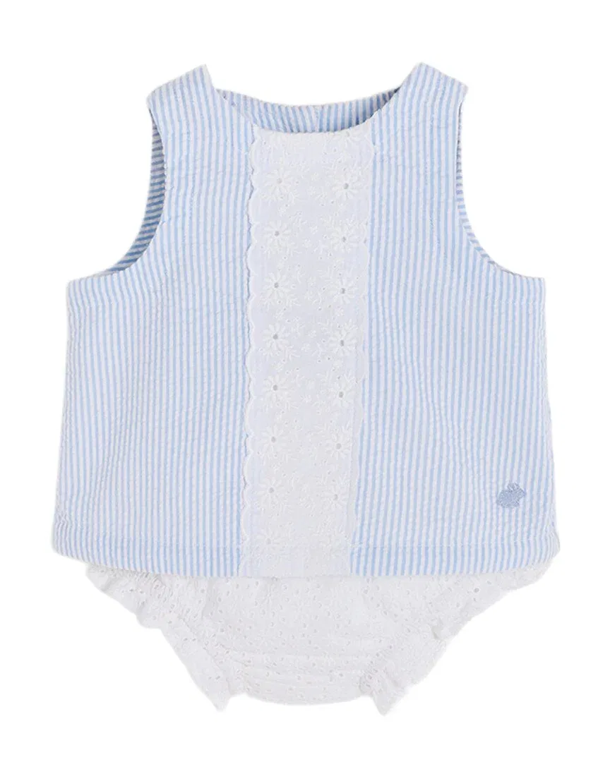 Комплект Babycottons из 2 предметов: топ и трусики, белый