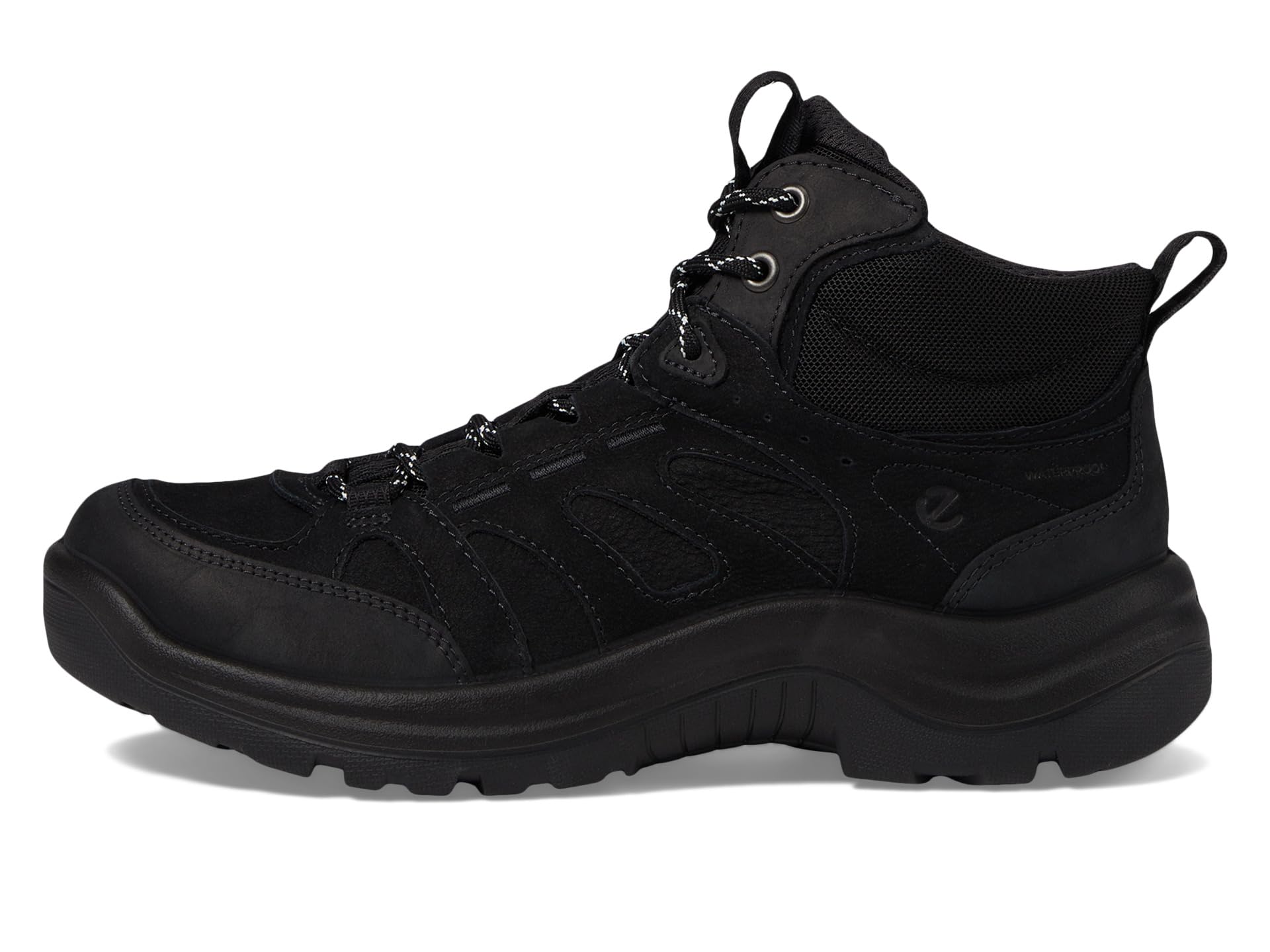 Ботинки ECCO Sport Offroad Waterproof Mid Hiking Boots, цвет Black Oil Nubuck/Black Nubuck — фото 4
