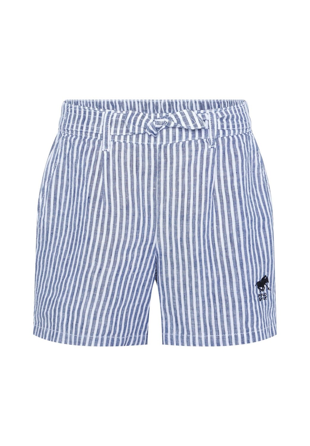 

Шорты с тканевым бантом и полосками POLO SYLT, цвет Dark Blue White