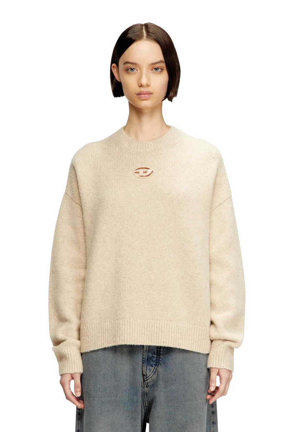 Женский пуловер вязки M-AREETA Diesel, Beige and other shades