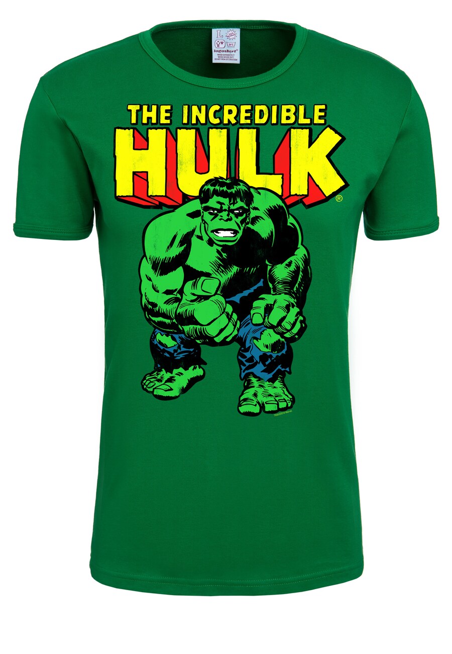 

Рубашка LOGOSHIRT The Incredible Hulk, зеленый