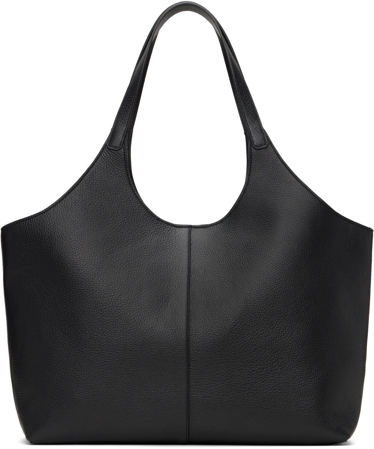 

Черная мягкая сумка-тоут Cabas XL Aesther Ekme, Grain black