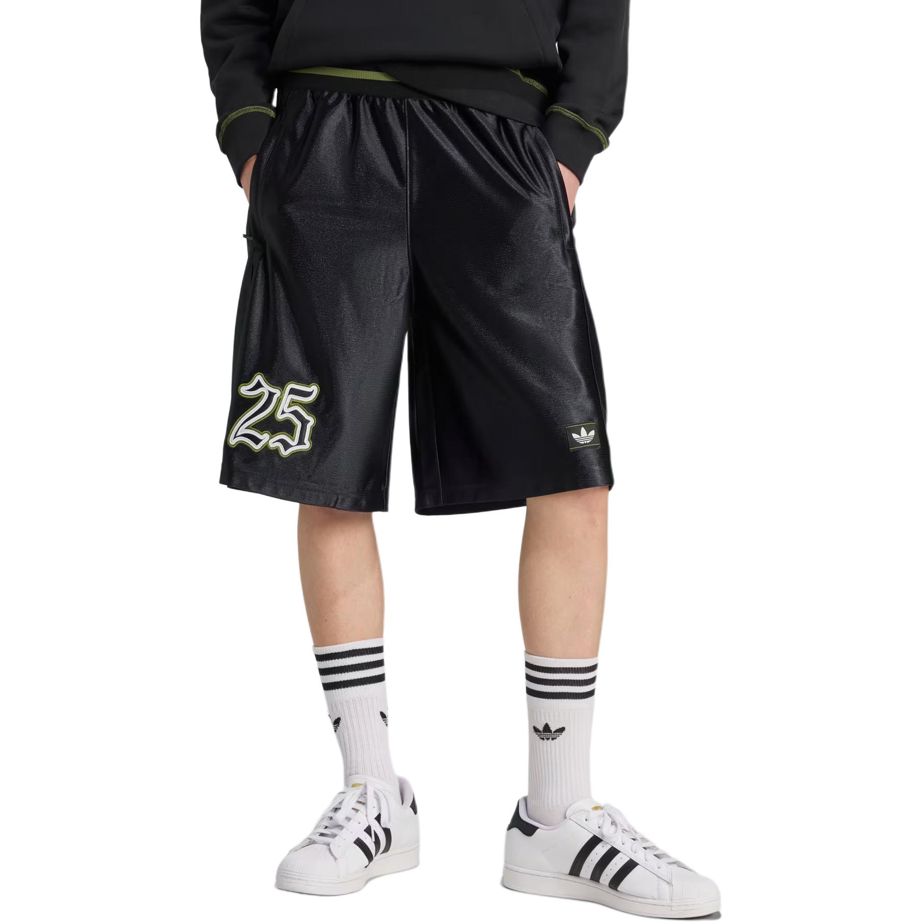 Шорты Adidas Number Graphic Adidas Originals, черный — фото 3