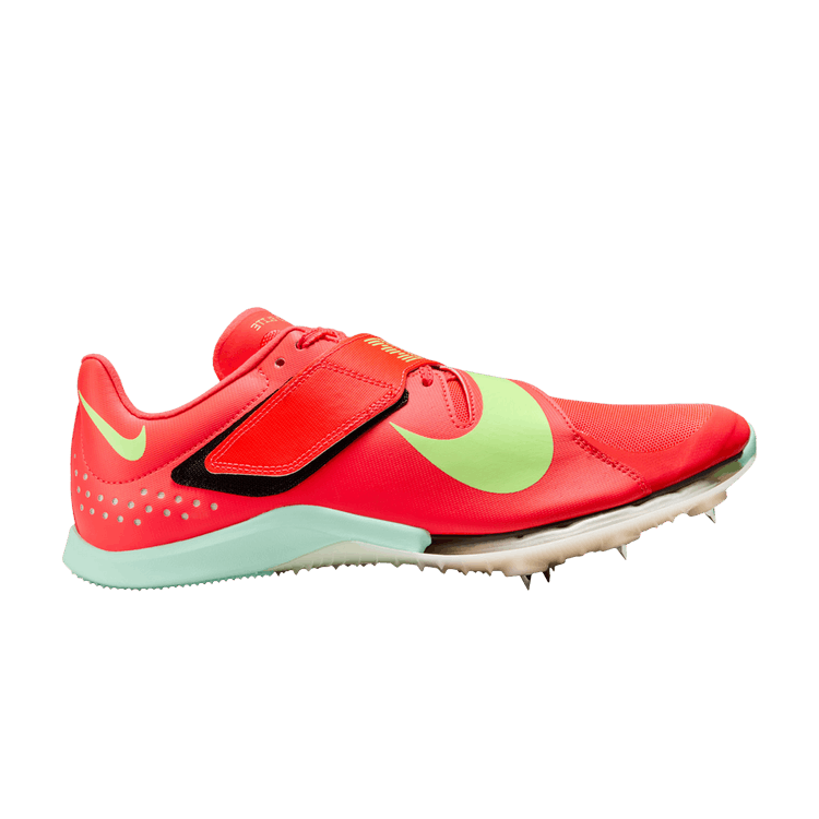 

Кроссовки Zoom Long Jump Elite 'Bright Crimson Lime Blast', красный