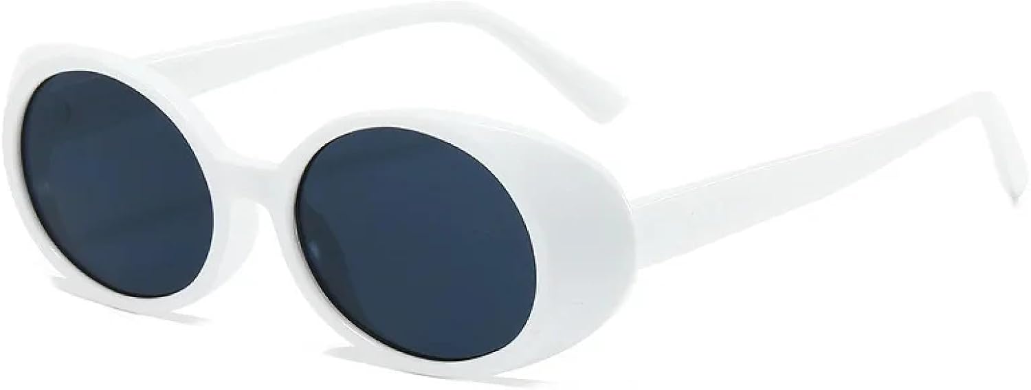 

Модные панк-солнцезащитные очки круглой формы для женщин, для активного отдыха, с градиентной защитой от УФ-излучения 400, солнцезащитные очки для мужчин в стиле ретро VVTWSSW, White-black