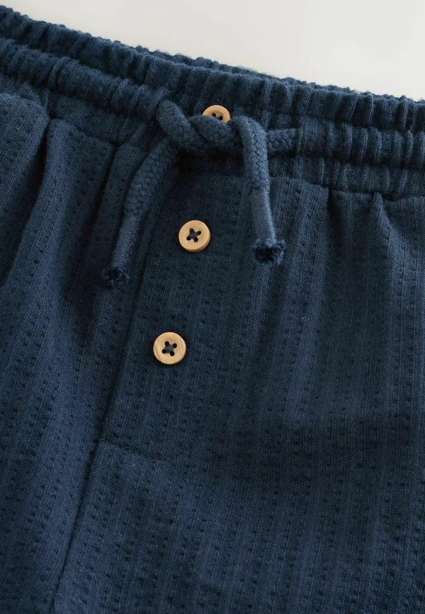 Текстурированные брюки стандартного кроя Next, Navy Blue — фото 2