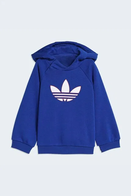 Детский спортивный костюм с принтом Trefoil Adidas Originals, синий — фото 2