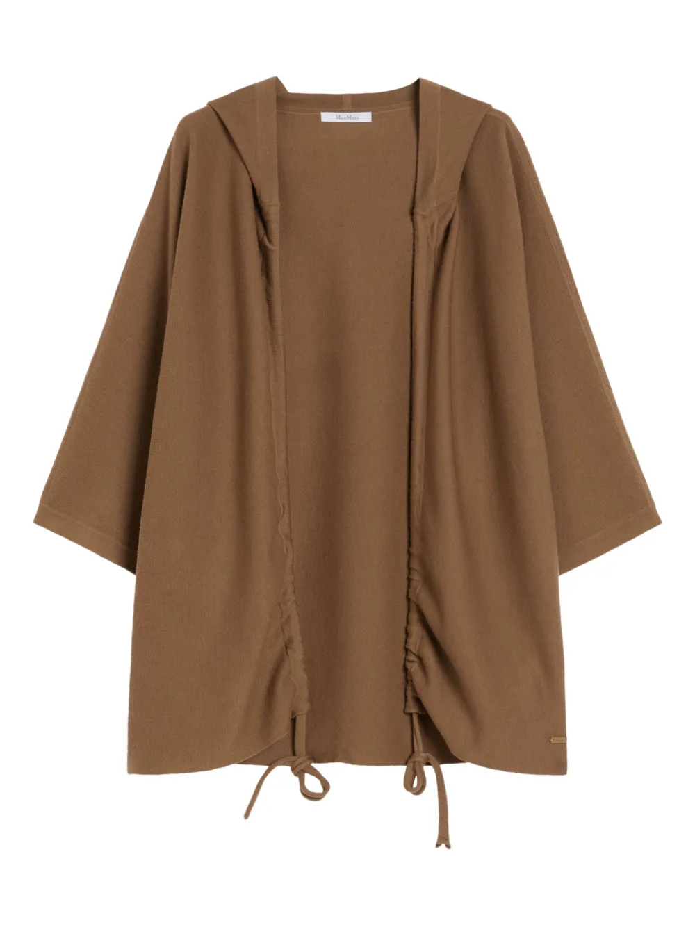 

Кардиган из натуральной шерсти с капюшоном MAX MARA, коричневый