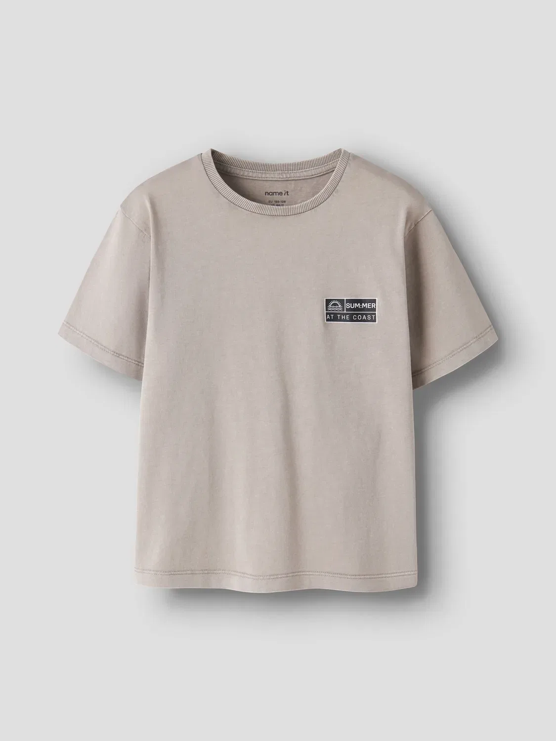 Футболка из био-хлопка, Name it, vintage khaki — фото 4