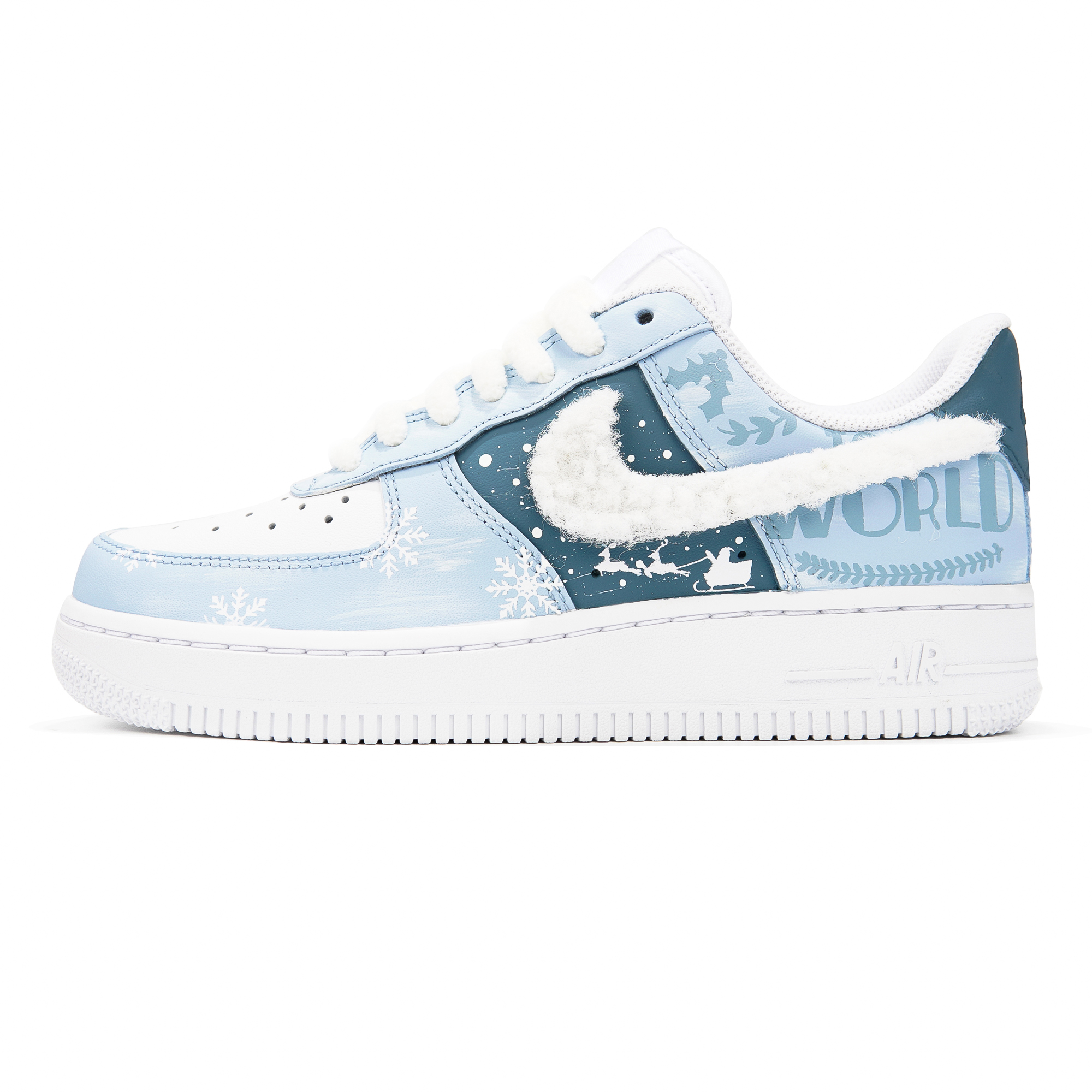 

Кроссовки Nike Air Force 1 Skateboard Shoes Women's Low-Top Blue