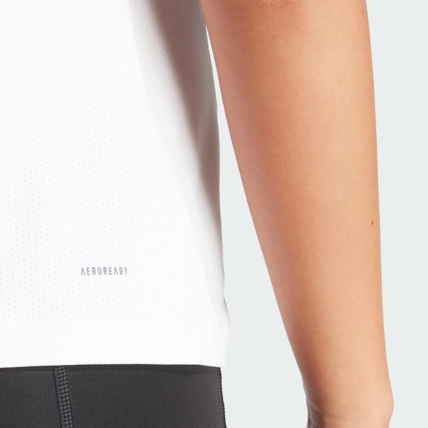 Женская футболка Adidas Designed for Training, белый — фото 4