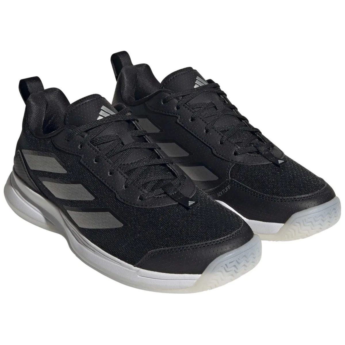 Женские теннисные кроссовки AVAFLASH Adidas, черный — фото 4
