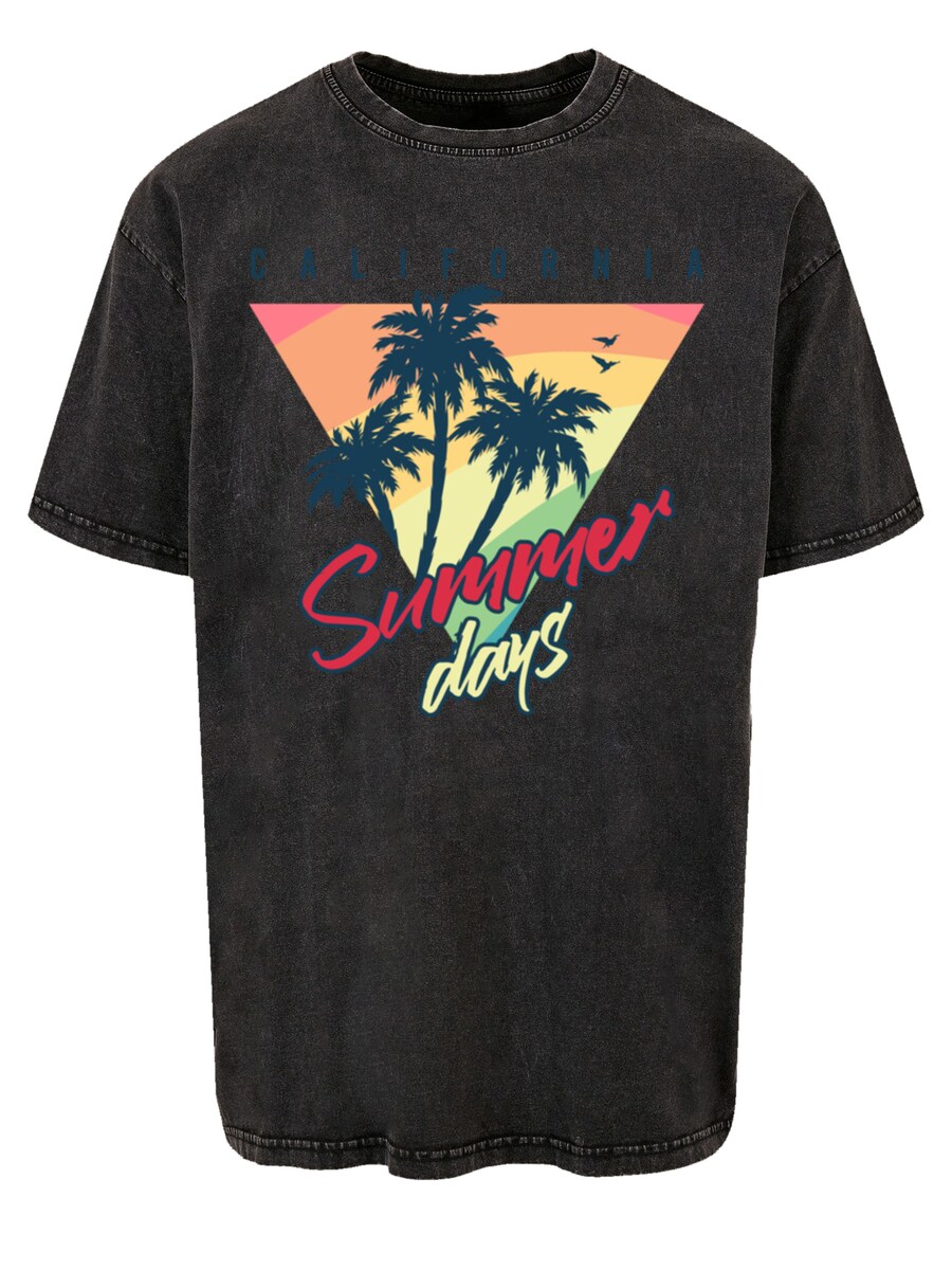 

Рубашка F4NT4STIC California Palmen Retro, черный
