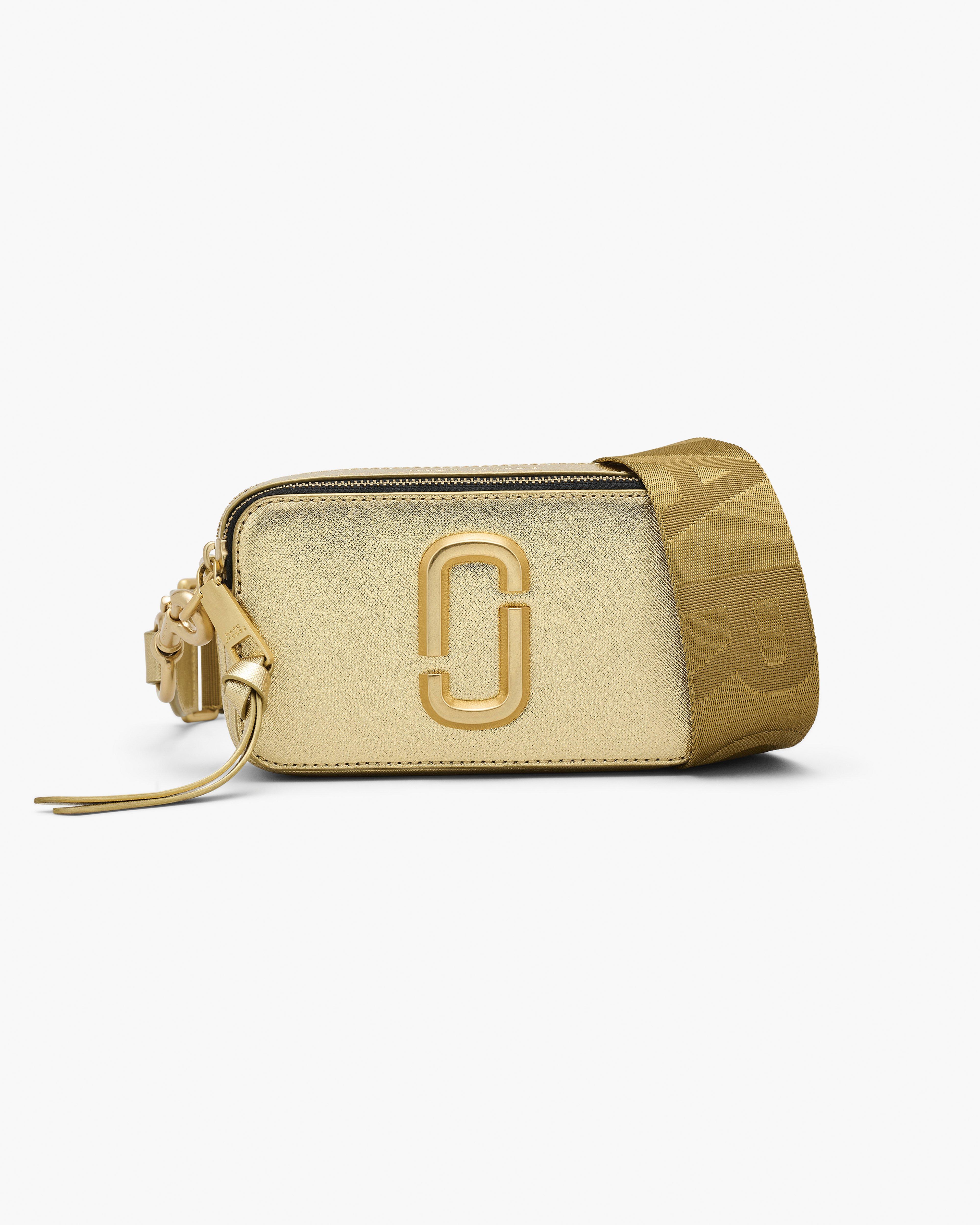 

Сумка The Metallic Snapshot Marc Jacobs, золотой