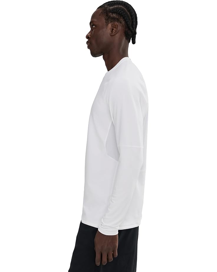 Мужская футболка Nike Pro Top Warm Long Sleeve Crew, White/Black — фото 3