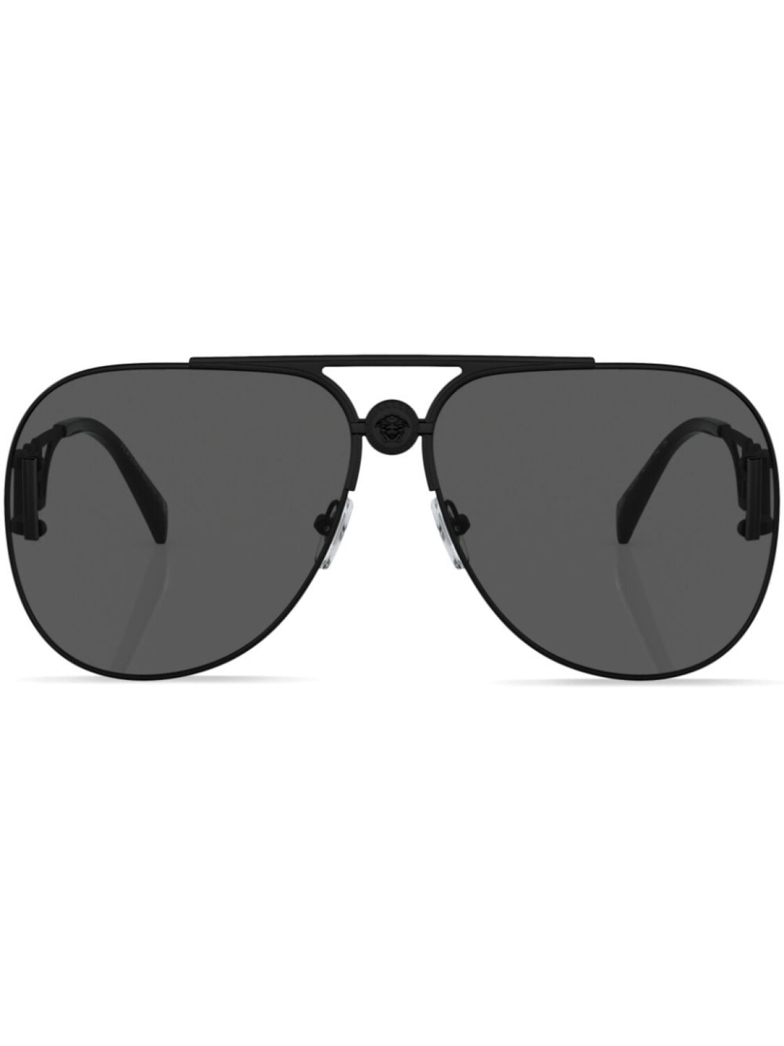 

Солнцезащитные очки-пилоты с декором Medusa Versace Eyewear, черный
