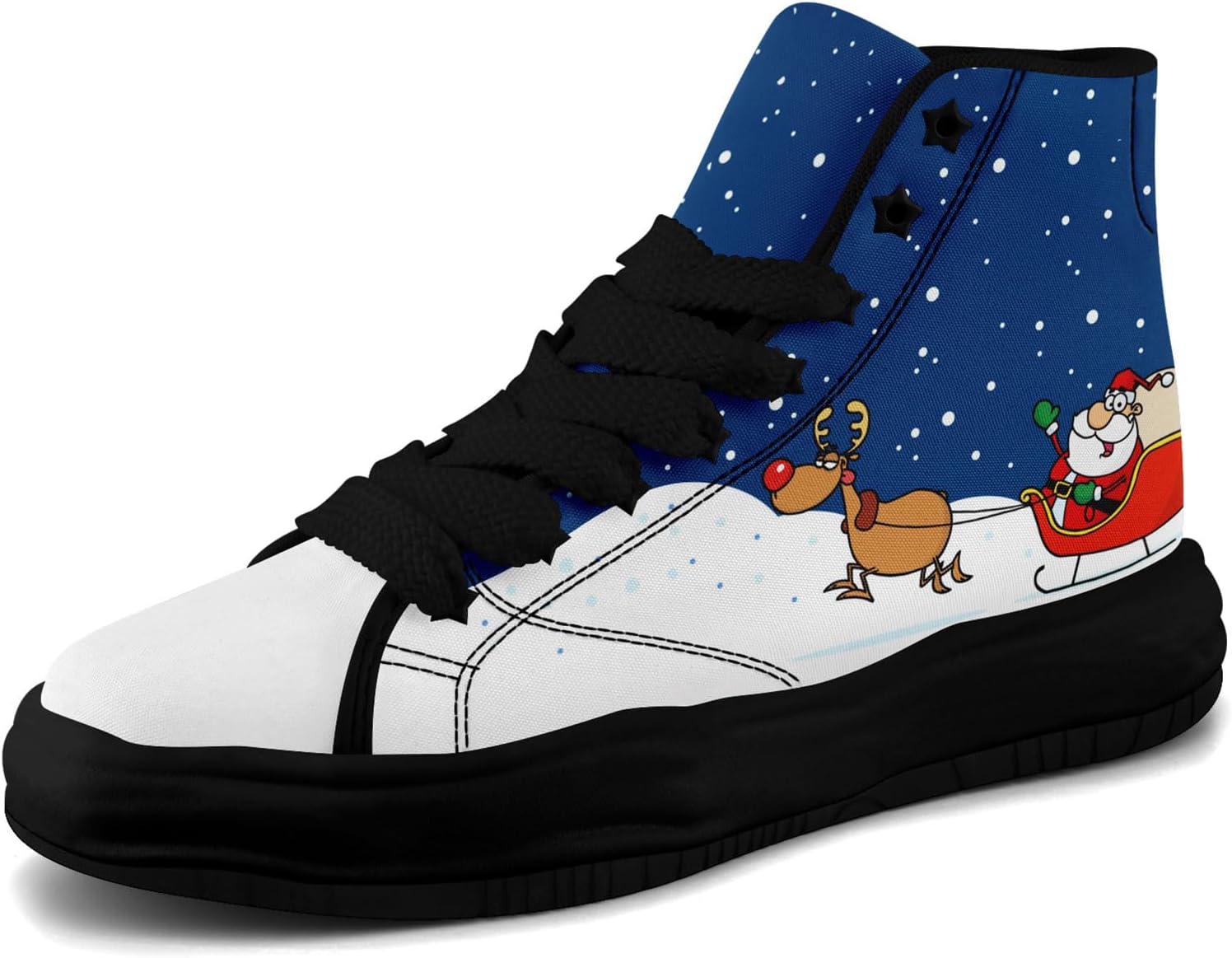 

Крутые кастомизированные зимние кроссовки на высокой подошве для женщин и мужчин, теплые текстильные платформенные кроссовки для повседневной зимней прогулки Awsole, White-blue-b