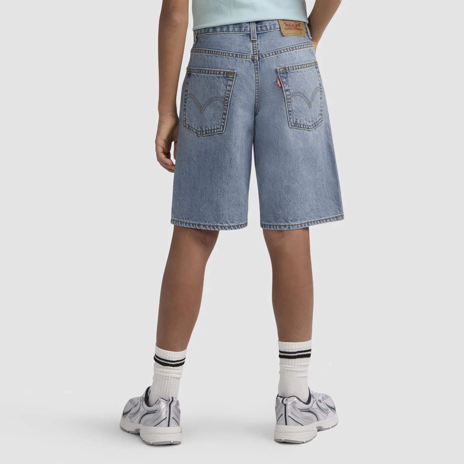 Шорты для скейтбординга, большие размеры для мальчиков 8-20 лет Levi's, Light Wash — фото 3