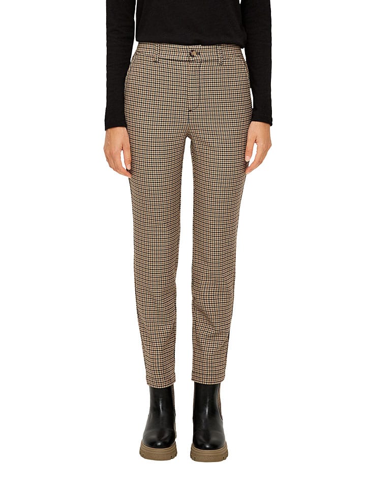 

Тканевые брюки s.Oliver, цвет beige/braun