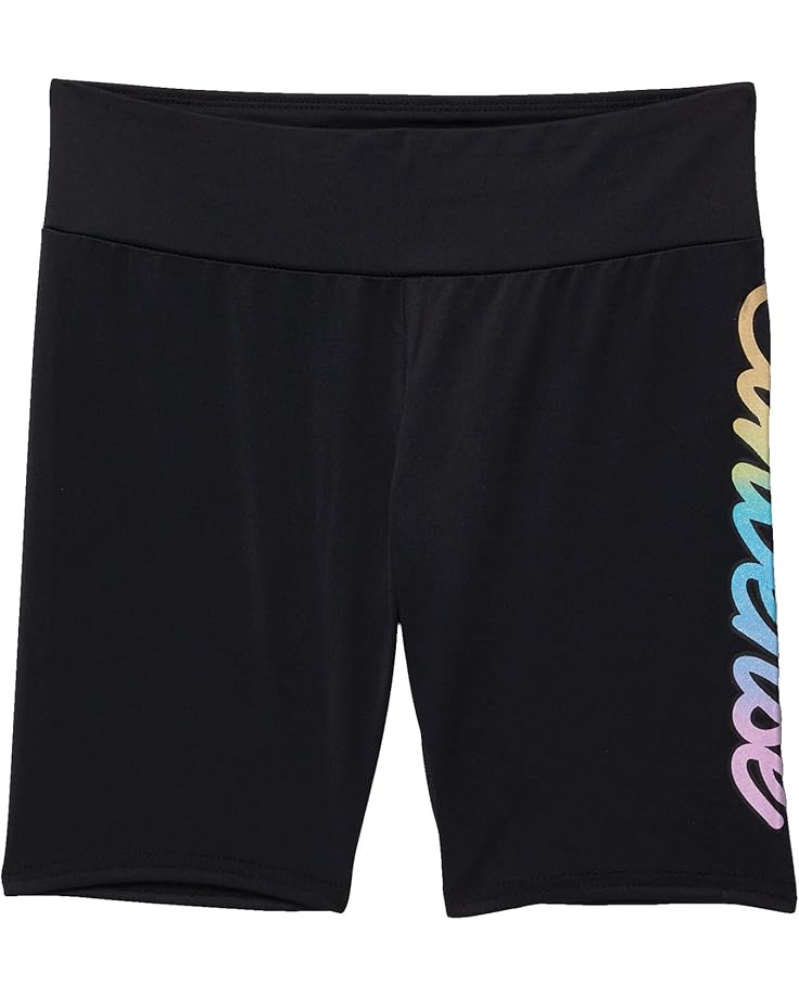 

Шорты Converse Kids Glitter Print High-Rise Bike Shorts, черный