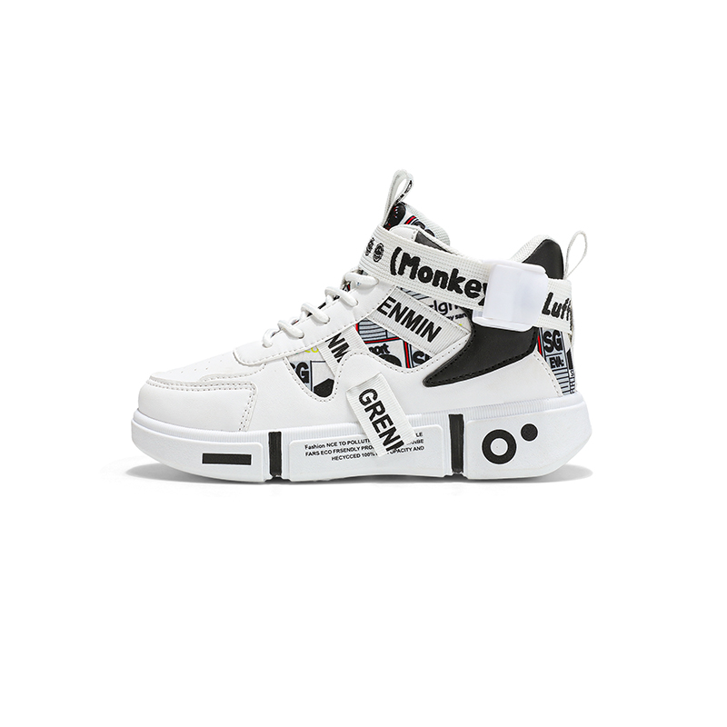 

Абразивостойкие высокие детские кроссовки для скейтбординга Kids' KINDDOG, (y662) черный