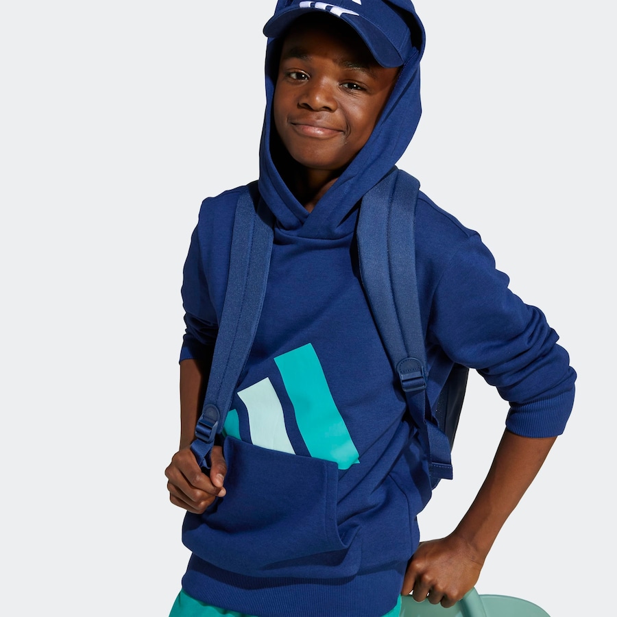 Спортивная толстовка ADIDAS SPORTSWEAR, бирюзовый/темно-синий — фото 4