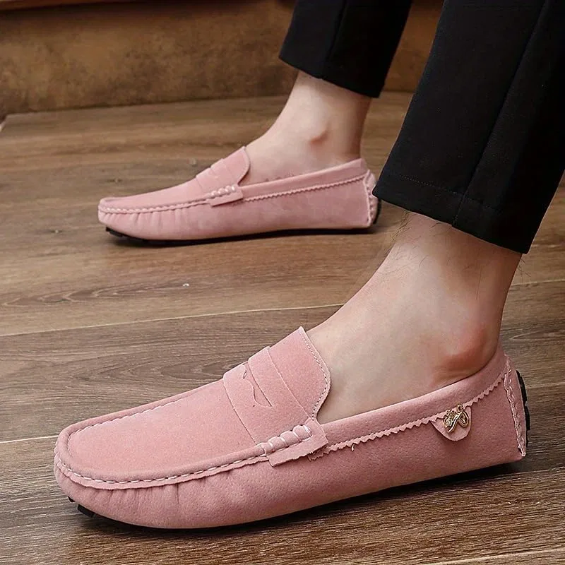 Туфли мокасины Penny Loafer Shoes, розовый Hhhchpm — фото 3