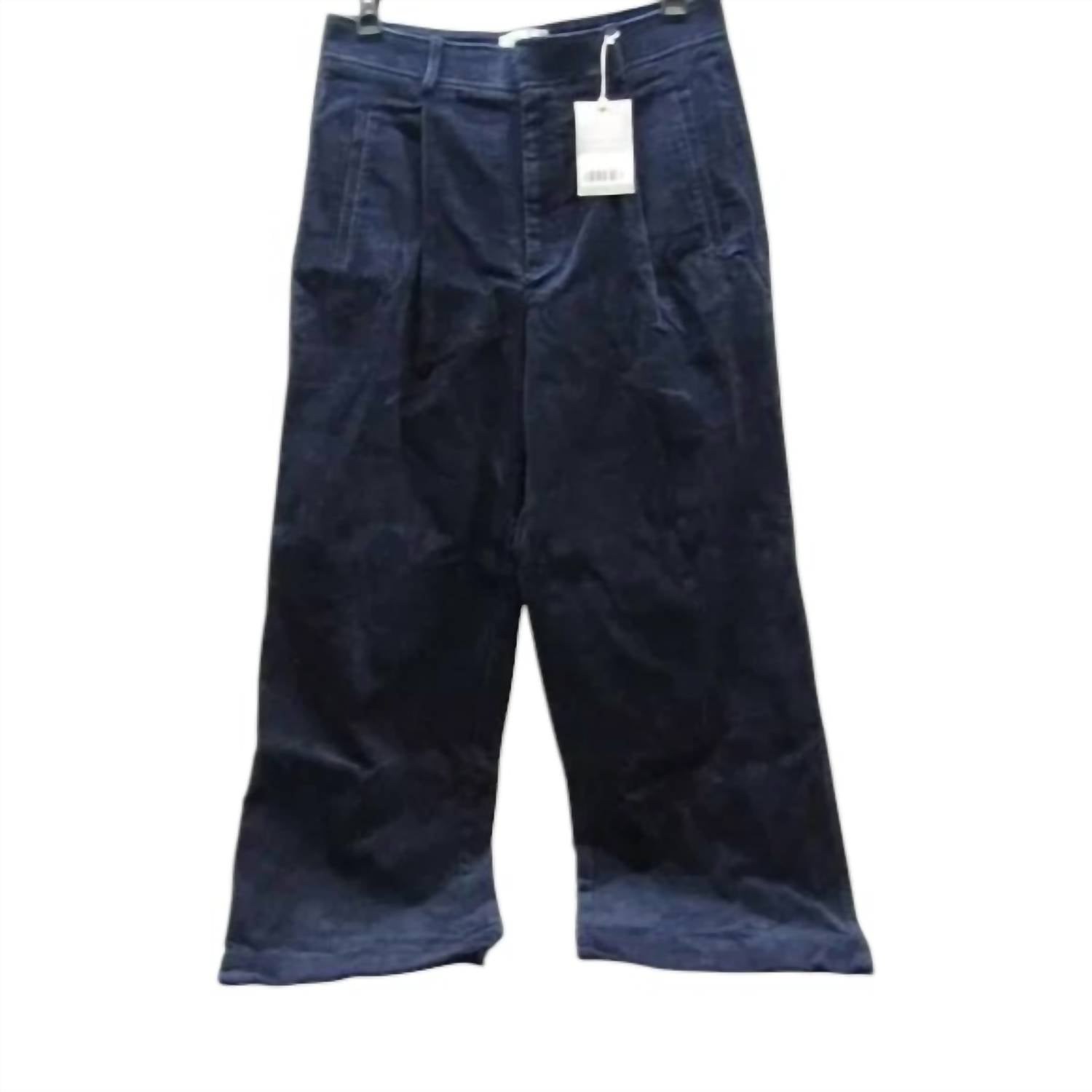 

Женские брюки Phoebe Wide Leg Cordoury в темно-синем цвете Everlane