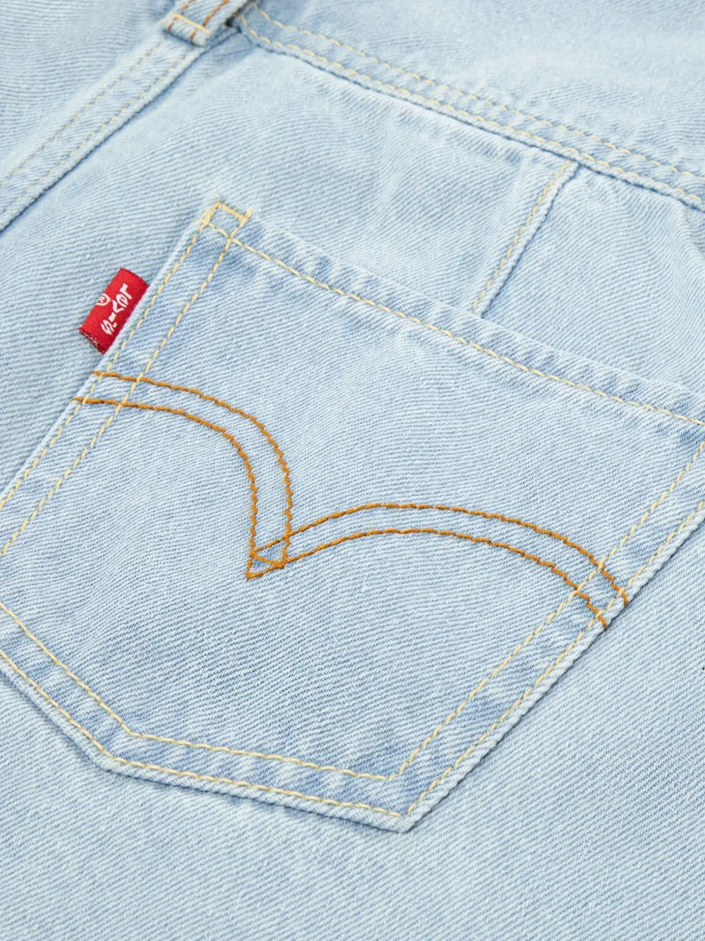 Джинсовый комбинезон с нагрудными карманами Levi'S Kids, синий — фото 4