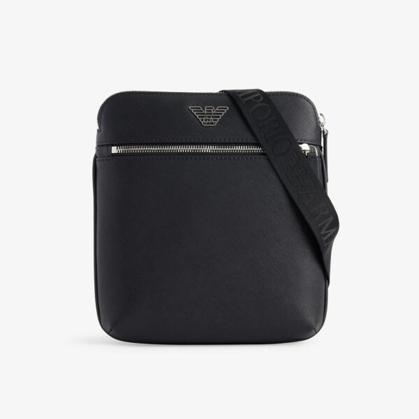 

Сумка через плечо из искусственной кожи Emporio Armani, черный