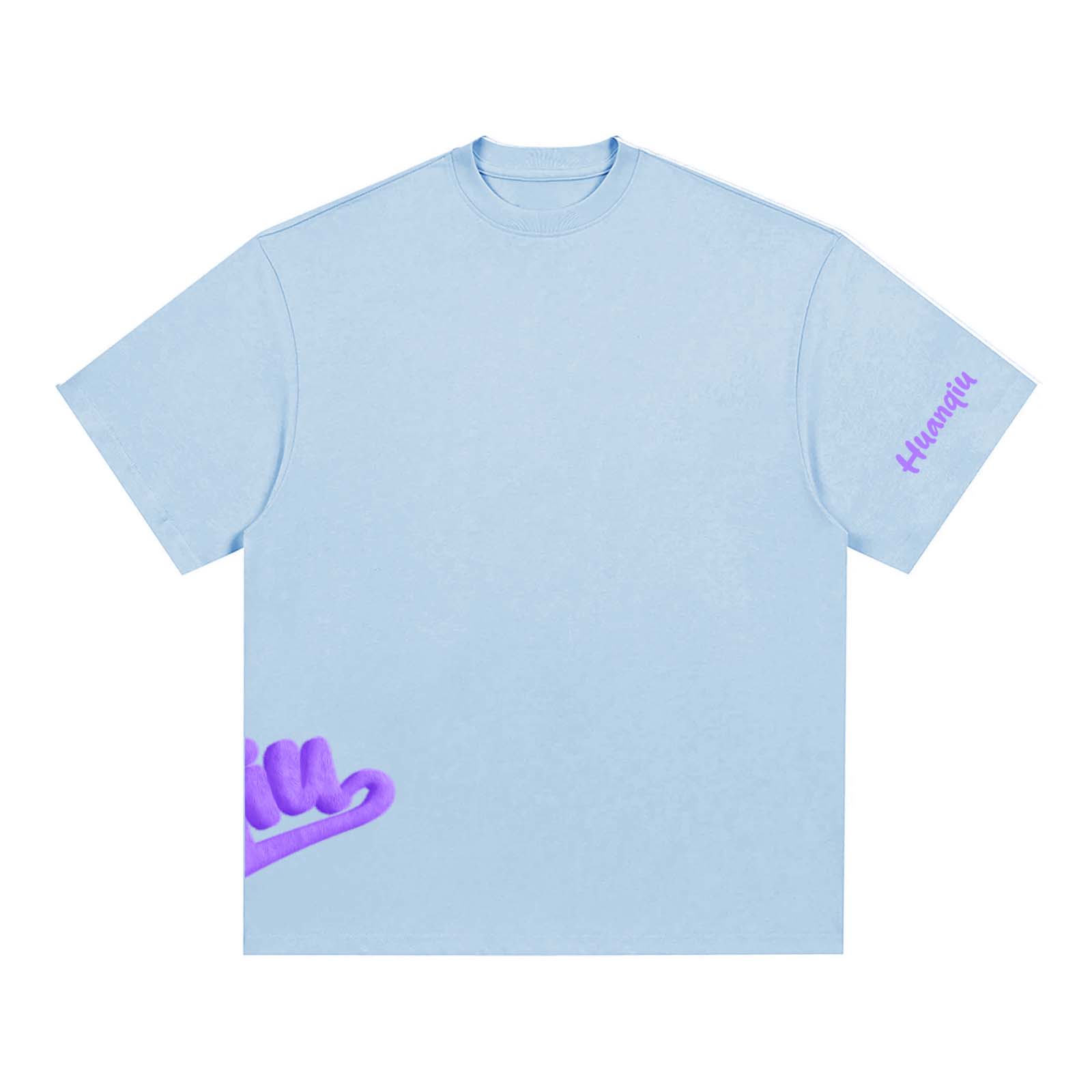 

Футболка Unisex Crew Neck Moderate Heavyweight HUANQIU, синий