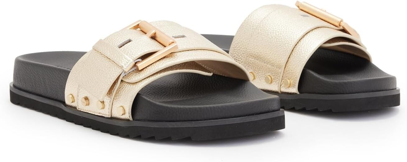 

Сандалии AllSaints Ellie Stud Slider, золотой