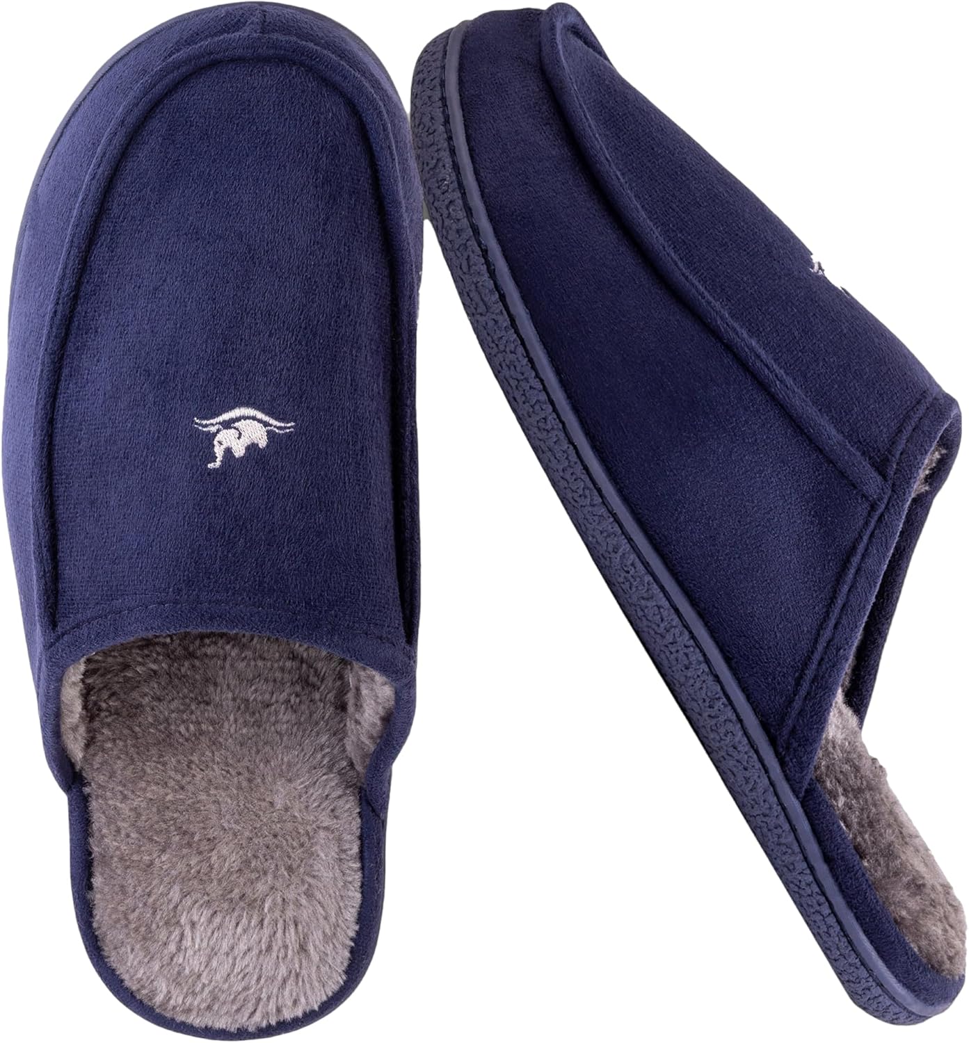 

Мужские домашние тапочки EUROPEAN SOFTEST с высокой плотностью пены памяти 80D, для дома и улицы, с легким заходом, сабо, темно-синий