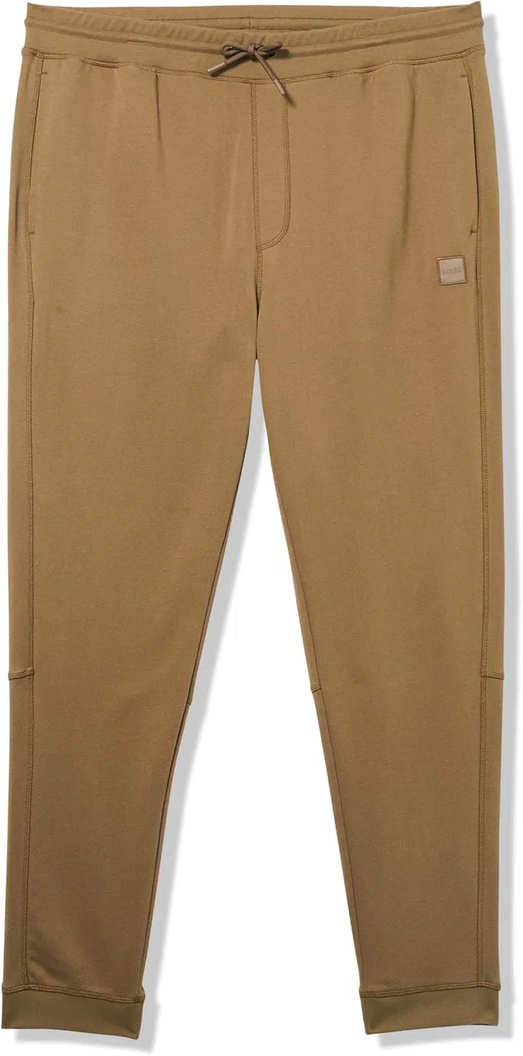 Мужские спортивные брюки BOSS Sestart из французского махрового хлопка, Teak Beige
