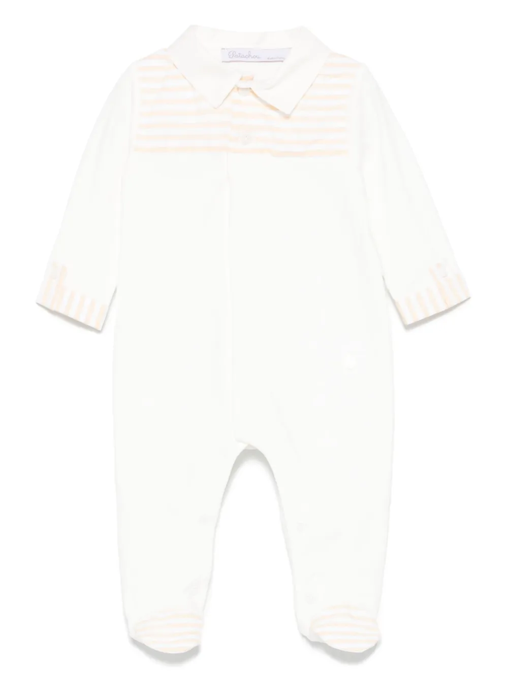 

Пижама с отделкой в полоску Patachou, белый