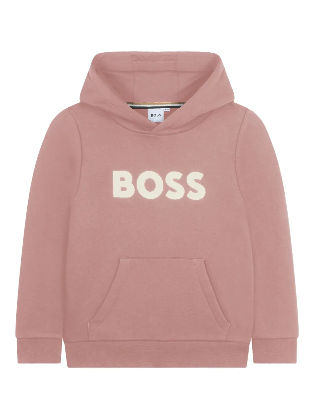 

Худи с логотипом BOSS Kidswear, розовый