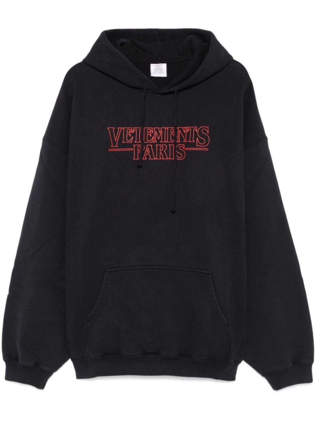 

Толстовка с капюшоном VETEMENTS Paris, черный