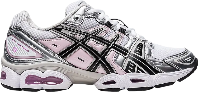Кроссовки Wmns Gel Nimbus 9 'White Light Pink', белый