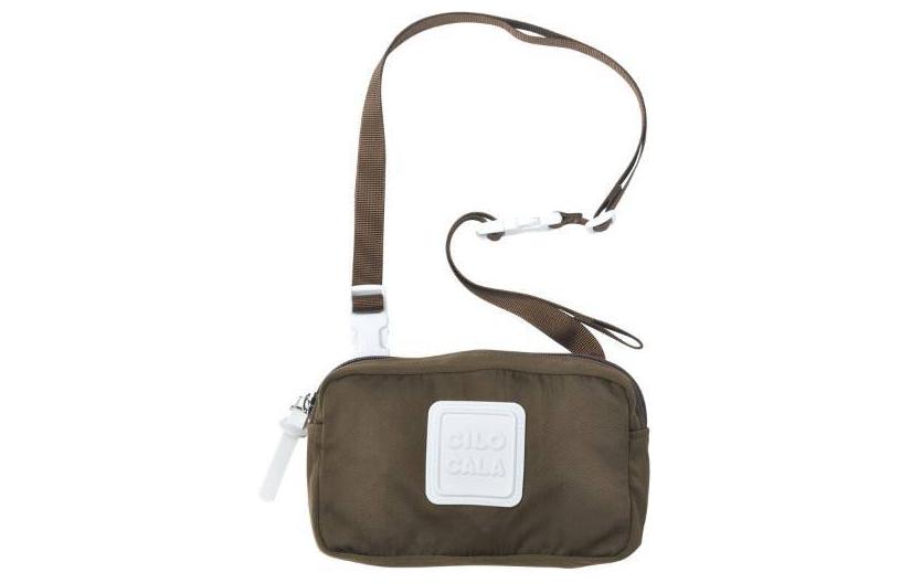 

Нейлоновая сумка через плечо, кроссбоди, косметичка унисекс dark umber CILOCALA, Dark Umber