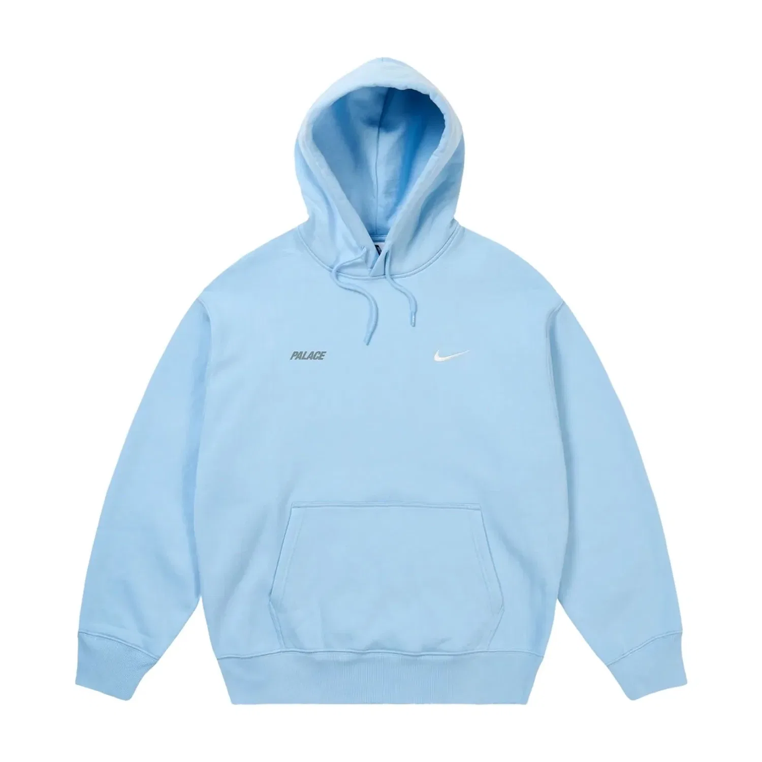 Толстовка Nike x Palace Font Swoosh Hood 'Sky Blue' P28NHD004, синий — фото 2