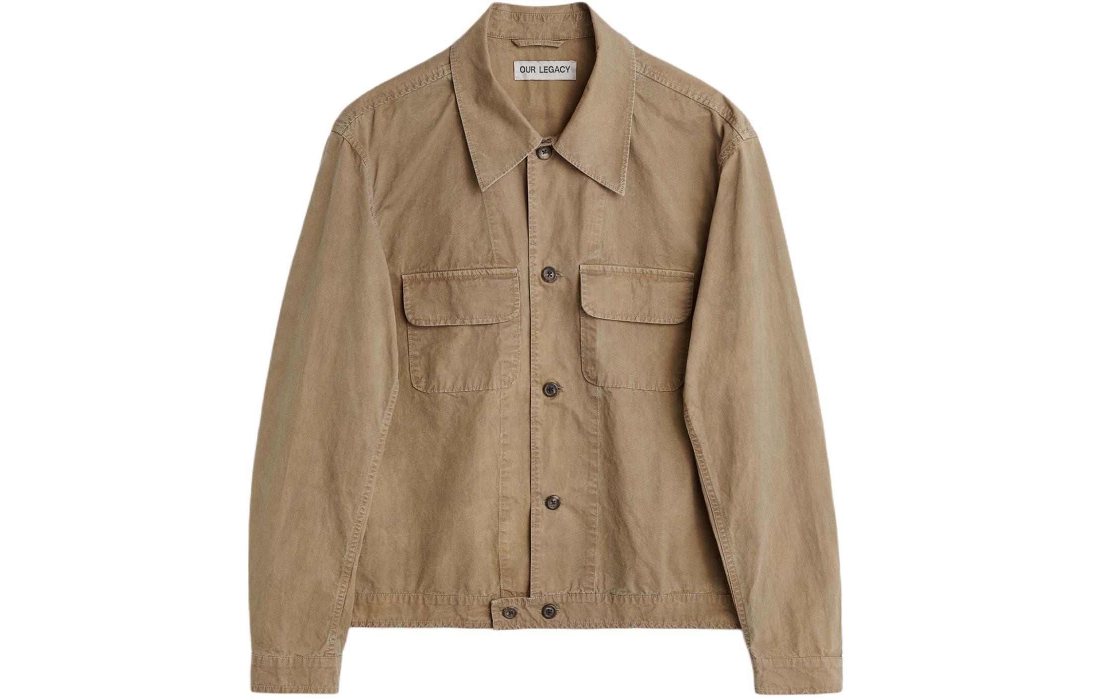 

OUR LEGACY Куртка-тренчкот из поплина, Light Brown