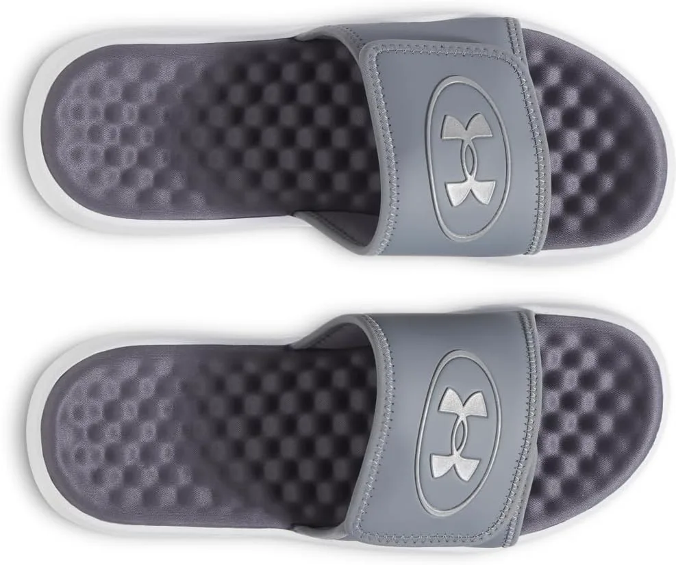 Мужские сандалии Under Armour Ignite Pro 8 Slide, серый — фото 4