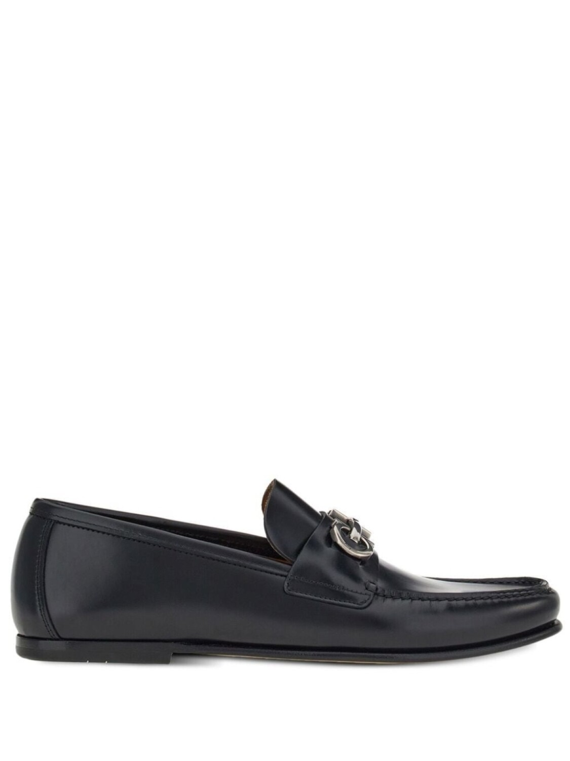 

Ferragamo лоферы с пряжкой Gancini, черный