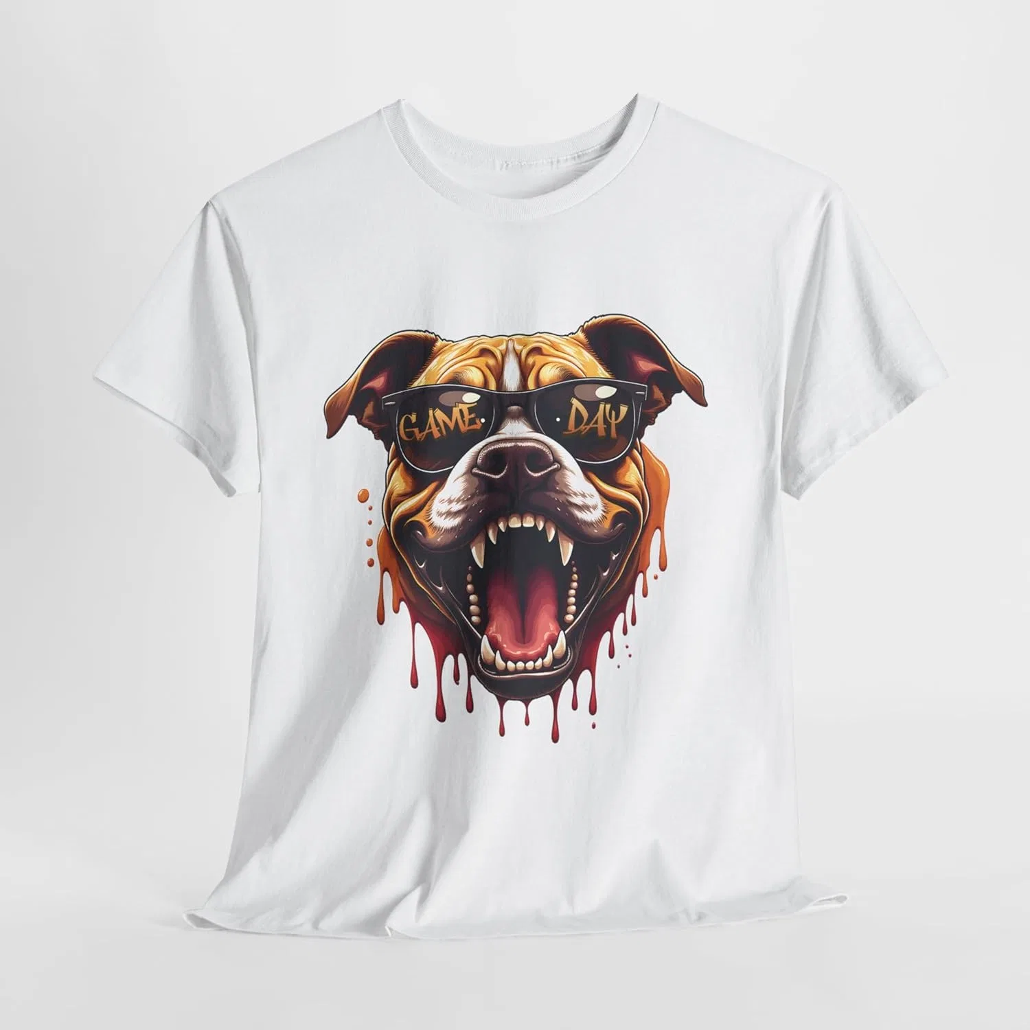 Футболка Game Day Funny Dog с принтом для футбола, баскетбола, бейсбола и футбола, для женщин, мужчин и детей GENERIC, белый — фото 4