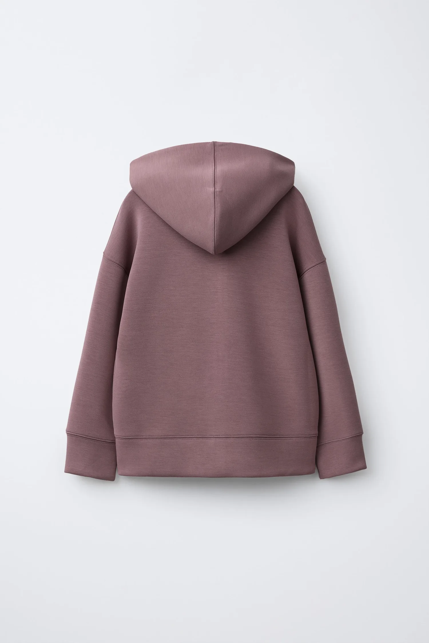 Худи на молнии с элементами балета из модала Zara, розовый — фото 2