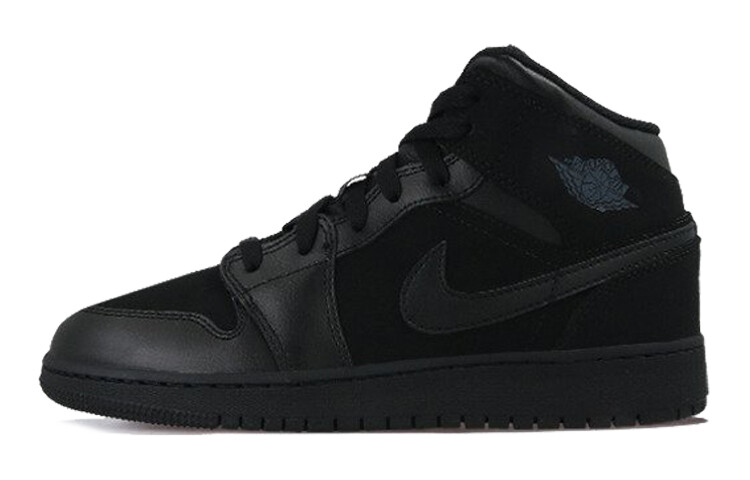 

Кроссовки Jordan 1 Mid Triple Black 2016 GS