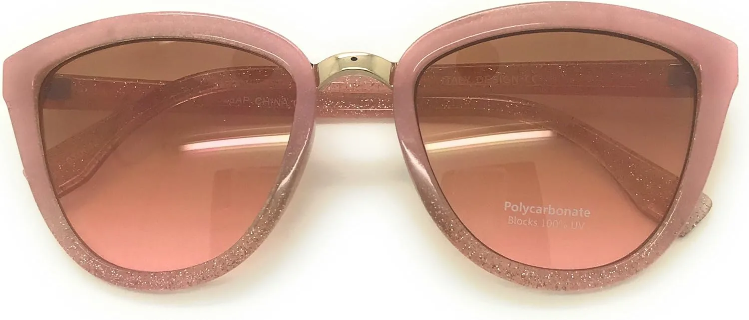 

Солнцезащитные очки «кошачий глаз» для женщин – высококачественная ацетатная оправа, 100% защита от УФ-излучения, стильные дизайнерские очки MyUV, Rose Gold