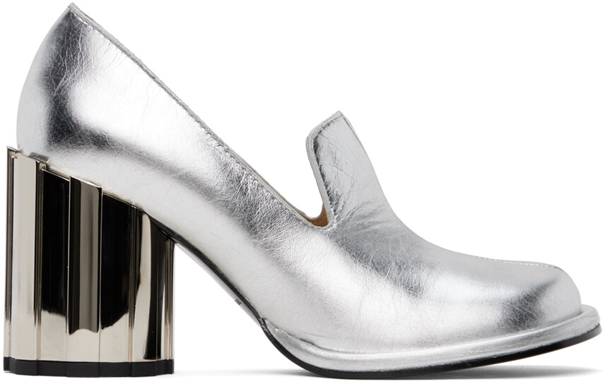 Анатомические туфли AMI Paris, Silver